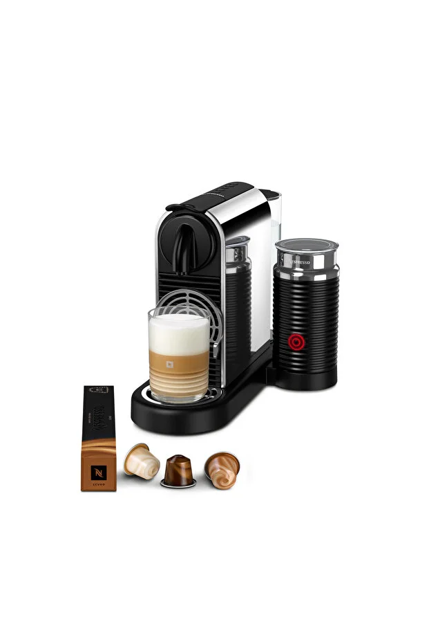 Nespresso D145 Citiz Platinum Bundle Espresso Kahve Makinesi, Titan + Süt Köpürtücü